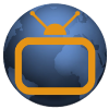 MY TV's app icon of TV over world. 