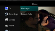 TV screenshot of "Phone Menu".